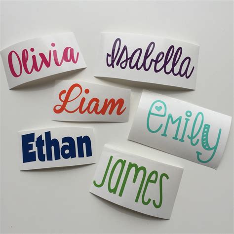 personalized  decal vinyl  sticker  label
