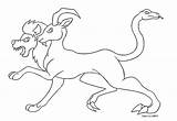 Chimera Coloring Pages Lines Getdrawings Getcolorings sketch template