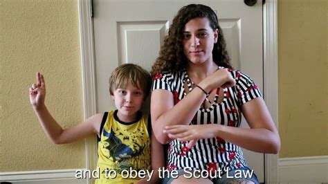 scout oath asl youtube