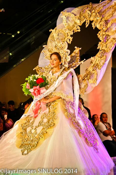 sinulog festival queen  costume parade  runway competition