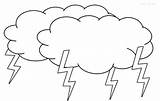 Wolke Nuage Cool2bkids Thunder Colorier Wolken Designlooter Soleil sketch template