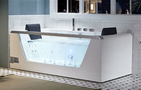 eago ametl  ft clear rectangular acrylic whirlpool bathtub   walmartcom