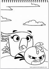 Coloring Angry Stella Birds Pages Pdf Book sketch template