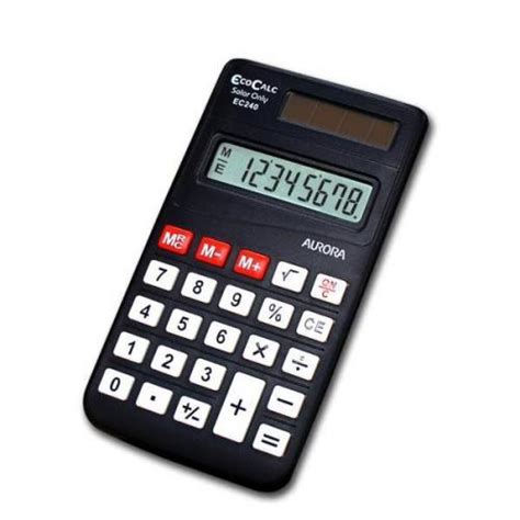 aurora ec handheld calculator ao ao calculators