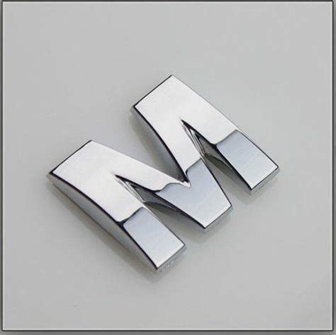 chrome letters decal ebay