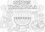 Kwanzaa Colouring Joyous Pages Activity Become Member Log sketch template