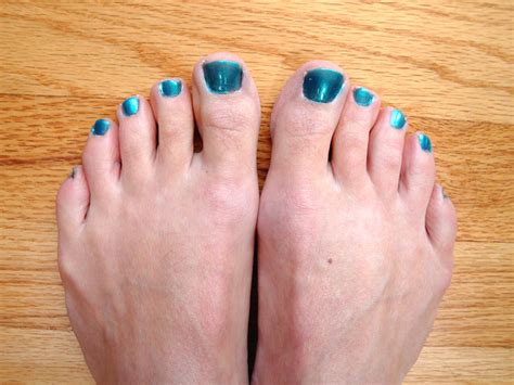 blue toenails sweet tiny teen