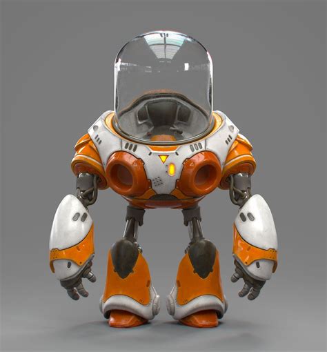 alien robot daniele orsetti  artstation  httpswwwartstationcomartworklylgk game
