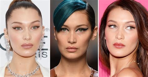 bella hadid s best makeup and hair looks teen vogue