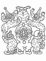 Coloring Pages Clown Kids Clowns Online Printable Scary Colouring Adult Book Clipart Library Comments sketch template