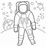 Astronauta Coloring sketch template