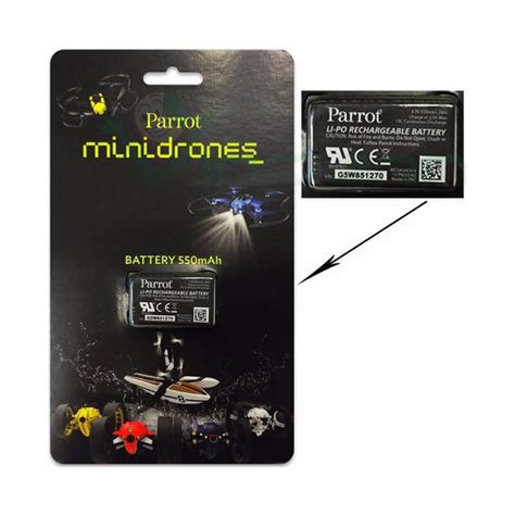 batterie pour mini drone parrot airborne pfaa