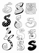 Letters Soup Fonts Crafter Visiter sketch template