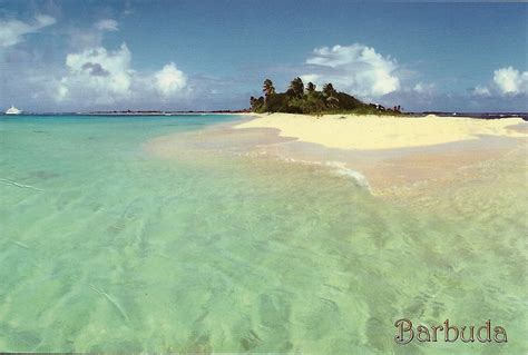 postcards  world travelogue barbuda