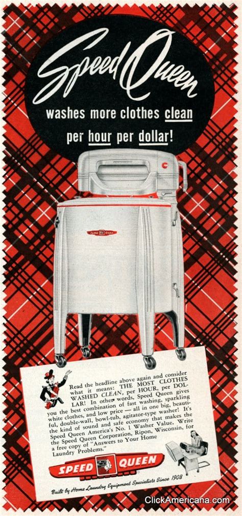 vintage speed queen washing machines  click americana