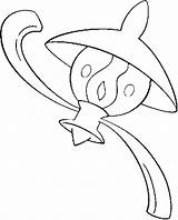Pokemon Lampent Coloring Pages Drawings Pokémon Morningkids sketch template