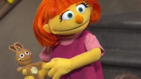 Sesame Street Debuts Autistic Character Julia Cbs News