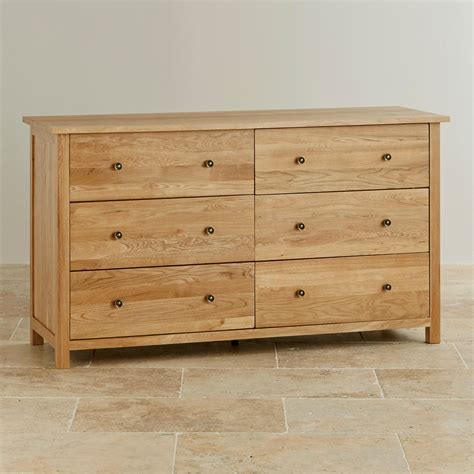 cairo natural solid oak  drawer chest bedroom furniture