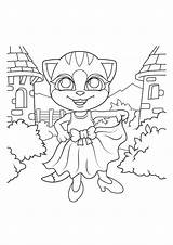 Emma Coloring Pages Cat Printable Getdrawings Getcolorings sketch template