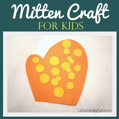 mitten craft  kids