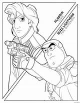 Coloring Disney Pages Wars Star Aladdin Lightyear Buzz Poe Finn Printable sketch template