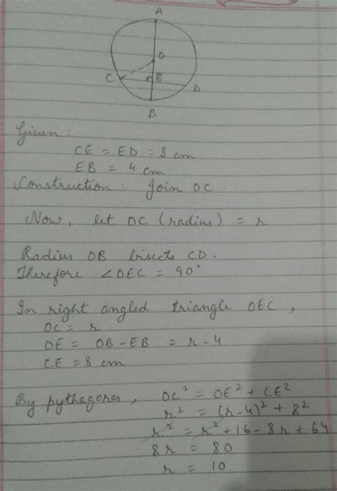 In The Given Figure A Circle With Centre O Is Given In