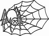 Spider Coloring Pages Halloween Funnel Printable Getcolorings Drawing Clipartmag Color Getdrawings sketch template