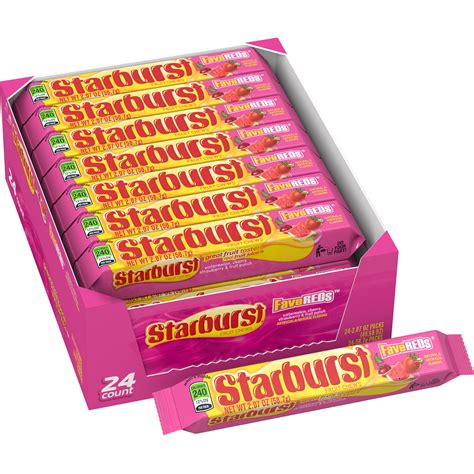 starburst favereds fruit chews candy  oz  single packs