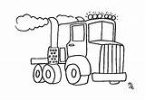 Coloring Pages Truck Semi Printable Boys Big Colouring Trucks Visit Rig sketch template