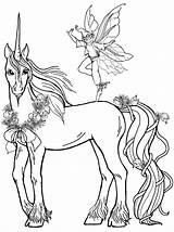 Unicornio Unicornios Alas Hadas sketch template