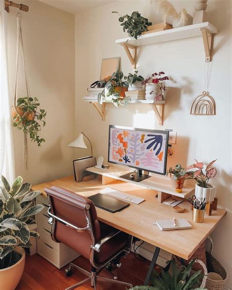 cutest desk setups   fun workspace cozy home office office