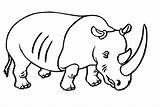 Rinoceronte Rhino Rhinoceros Colorir Cuerno Imprimir Rinocerontes Bestcoloringpagesforkids Dibujar Chifre Dá Utilizar sketch template