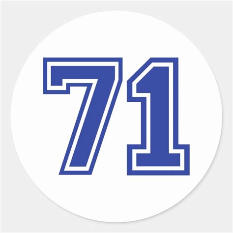 number classic  sticker zazzlecouk