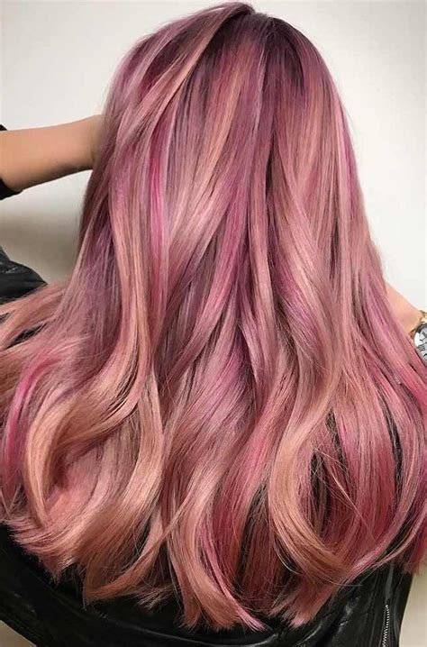 27 rose gold hair color ideas that make you say “wow
