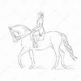 Dressage Horse Pages Template Sketch sketch template