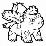 Ivysaur Coloring Pages Pokemon Getcolorings Color Printable sketch template
