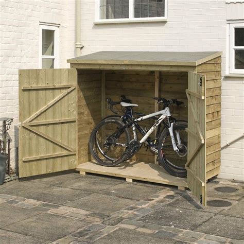 wooden bike shed ideal secure bike storage