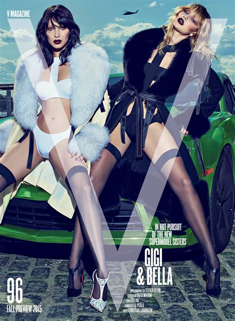 Gigi And Bella Hadid Get Sexy In V Magazine Stylecaster