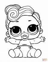 Coloring Lol Doll Pages Lil Queen Drawing Printable Supercoloring Paper sketch template