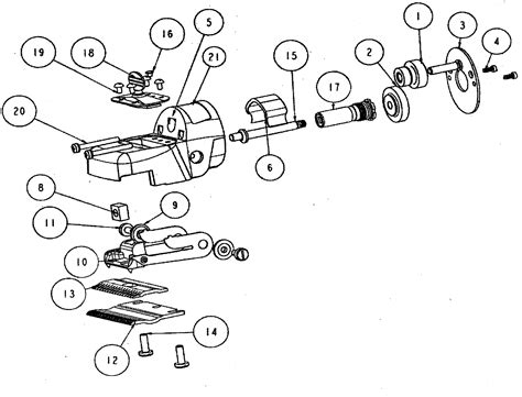 oster clipper parts diagram