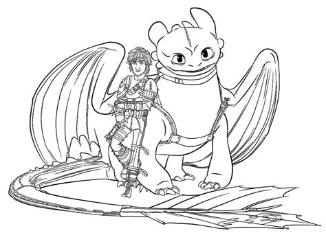 toothless  hiccup coloring page  printable coloring pages  kids