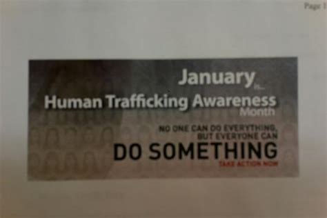 january is human trafficking awareness month