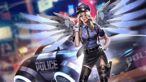 officer mercy by liang xing on deviantart