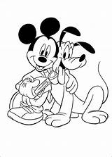 Coloring Pluto Dibujos Mickey Pages Disney Mouse Para Colorear Colouring Sheets Pintar Micky Imprimir Kids Maus Visit Printables sketch template
