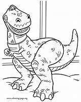 Coloring Toy Story Pages Rex Printable Colouring Print Characters Kids Colour Dinosaur Sheets Disney Colorare Da Color Tyrannosaurus Choose Board sketch template