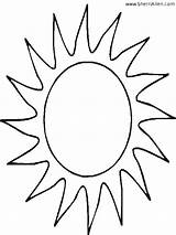 Coloring Sun Summer Pages Hot Sherriallen sketch template