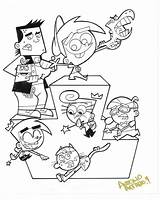Pages Fairly Coloring Parents Odd Oddparents Getcolorings Getdrawings Colorings sketch template