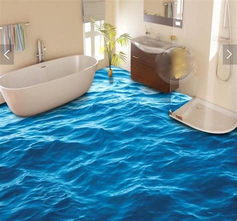 pvc flooring custom waterproof wall paper surface wave