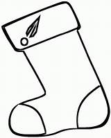 Stockings Coloringhome sketch template