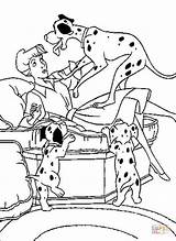 Coloring Dalmatians Pages Anita Radcliffe 101 Dalmatian Drawing sketch template
